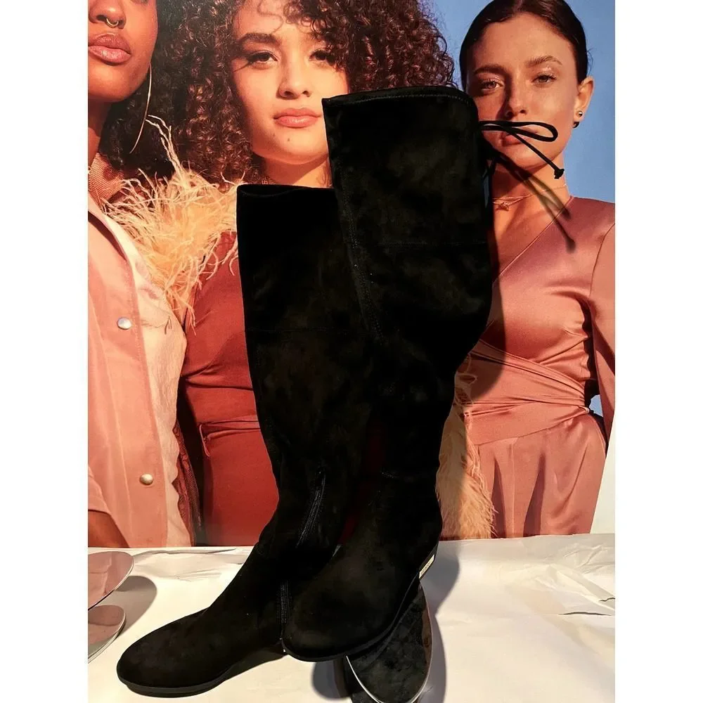 Guess Zafira over the knee Boot size 6.5 M blk